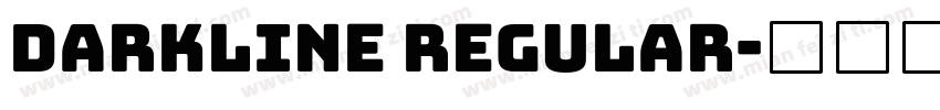Darkline Regular字体转换